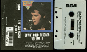 Elvis Presley : Elvis' Gold Records Volume 5 (Cass, Comp, Whi)