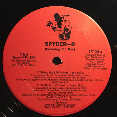 Spyder-D Featuring D.J. Doc : B-Boy's Don't Fall In Love (12