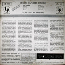 Load image into Gallery viewer, Xavier Cugat And His Orchestra : Cugat's Favorite Rumbas (LP, Album, Mono, RE)
