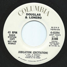 Load image into Gallery viewer, Douglas and Lonero : Jubilation / This World (7", Mono, Promo)
