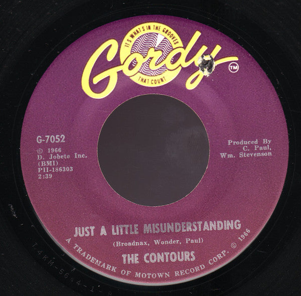 The Contours : Just A Little Misunderstanding (7