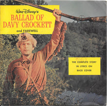 Load image into Gallery viewer, Fess Parker : The Ballad Of Davy Crockett / Farewell (7", Promo)