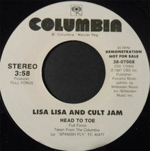 Load image into Gallery viewer, Lisa Lisa &amp; Cult Jam : Head To Toe (7", Promo, Styrene)
