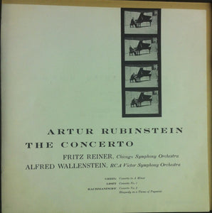 Arthur Rubinstein - Fritz Reiner, The Chicago Symphony Orchestra / Alfred Wallenstein, RCA Victor Symphony Orchestra - Edvard Grieg / Franz Liszt / Sergei Vasilyevich Rachmaninoff : The Concerto (2xLP, Album, Mono + Box)