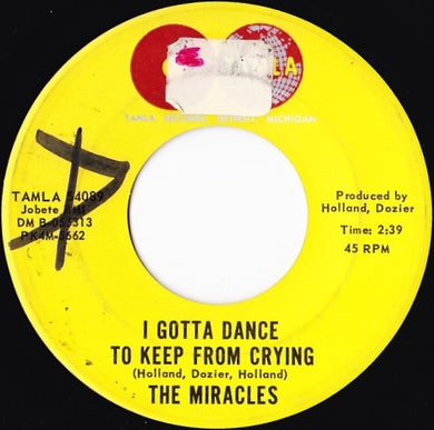 The Miracles : I Gotta Dance To Keep From Crying (7