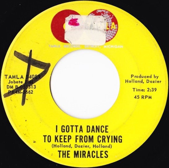 The Miracles : I Gotta Dance To Keep From Crying (7
