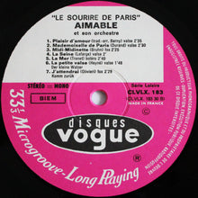 Load image into Gallery viewer, Aimable Son Accordéon Et Son Orchestre : Le Sourire De Paris (LP)