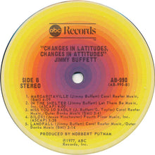 Load image into Gallery viewer, Jimmy Buffett : Changes In Latitudes, Changes In Attitudes (LP, Album, Ter)