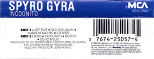 Spyro Gyra : Incognito (Cass, Album)