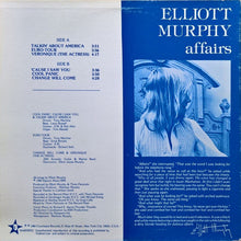 Load image into Gallery viewer, Elliott Murphy : Affairs (12&quot;, MiniAlbum)