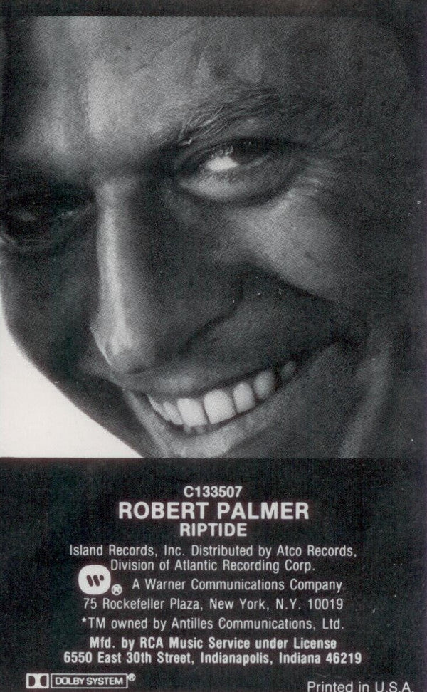 Robert Palmer : Riptide (Cass, Album, Club, Whi)