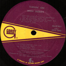 Load image into Gallery viewer, High Inergy : Turnin&#39; On (LP, Album)