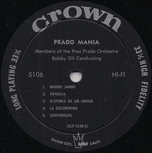 Load image into Gallery viewer, Members Of The Perez Prado Orchestra : Prado Mania (LP, Album, Mono)