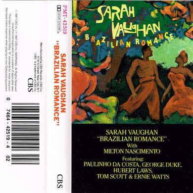 Sarah Vaughan With Milton Nascimento : Brazilian Romance (Cass, Album)