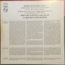 Load image into Gallery viewer, Igor Stravinsky / Wolfgang Amadeus Mozart — David Oistrach, Bernard Haitink, Orchestre Des Concerts Lamoureux : Stravinsky Violin Concerto; Mozart Violin Concerto No. 1 (LP)