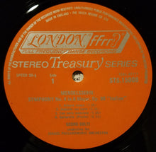 Load image into Gallery viewer, Mendelsohn* / Schubert*, The Israel Philharmonic Orchestra*, Solti* : Italian Symphony / Symphony NO. 5 (LP)