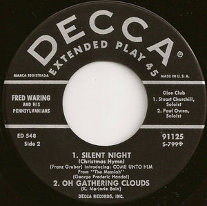 Fred Waring & The Pennsylvanians : 'Twas The Night Before Christmas (2x7", Album, EP)
