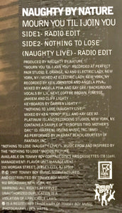 Naughty By Nature : Mourn You Til I Join You (Cass, Single)