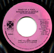 Load image into Gallery viewer, The Village Soul Choir : The Mind Of A Fool, Wisdom Of A Genius  (7&quot;, Promo)