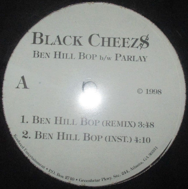 Black Cheez : Ben Hill Bop (12