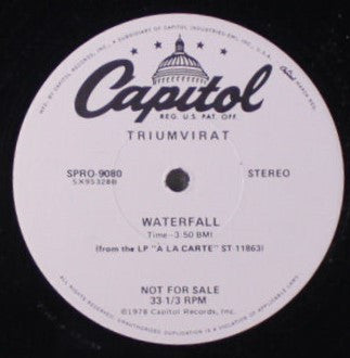 Triumvirat : Waterfall / (Oh, I'm) Late Again (12