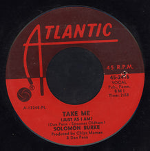 Load image into Gallery viewer, Solomon Burke : I Stayed Away Too Long / Take Me (Just As I Am) (7&quot;, Pla)