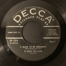 Load image into Gallery viewer, Sammy Davis Jr. : Starring Sammy Davis Jr. Part 1 (7", EP)