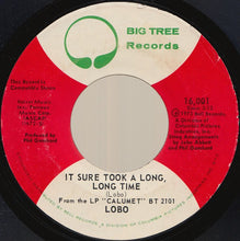 Load image into Gallery viewer, Lobo (3) : It Sure Took A Long, Long Time / Running Deer (7", Single, Pre)