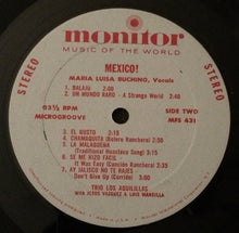 Load image into Gallery viewer, Maria Luisa Buchino, Trio Los Aguilillas : Mexico! (LP, Album)