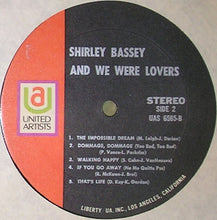 Load image into Gallery viewer, Shirley Bassey : And We Were Lovers (LP, Album)