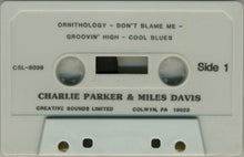 Load image into Gallery viewer, Charlie Parker  /  Miles Davis : Charlie Parker / Miles Davis (Cass, Comp)