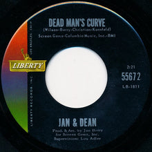 Load image into Gallery viewer, Jan &amp; Dean : Dead Man's Curve (7", Single, Roc)