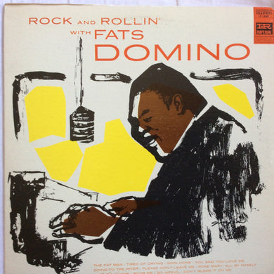 Fats Domino : Rock And Rollin' With Fats Domino  (LP, Album, RE)