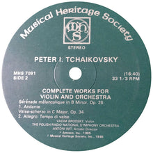 Load image into Gallery viewer, Pyotr Ilyich Tchaikovsky, Vadim Brodski, Polish National Radio Symphony Orchestra, Antoni Wit : Complete Works for Violin and Orchestra (LP, Album)