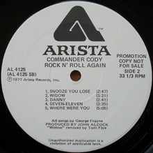 Load image into Gallery viewer, The New Commander Cody Band* : Rock N&#39; Roll Again (LP, Album, Promo)