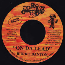 Load image into Gallery viewer, Burro Banton : On Da Lead (7")