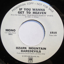 Load image into Gallery viewer, The Ozark Mountain Daredevils : If You Wanna Get To Heaven (7", Mono, Promo)