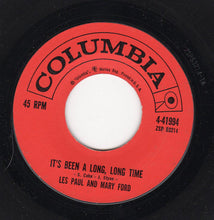 Load image into Gallery viewer, Les Paul &amp; Mary Ford : Jura (I Swear I Love You) / It's Been A Long Long Time (7")