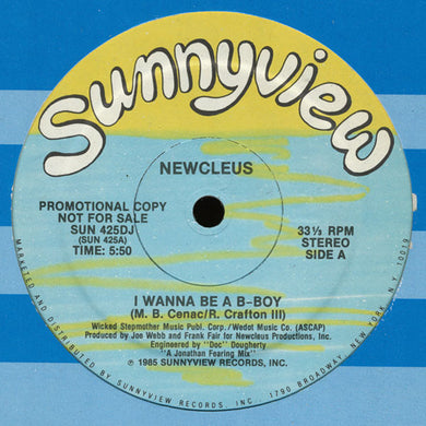 Newcleus : I Wanna Be A B-Boy (12