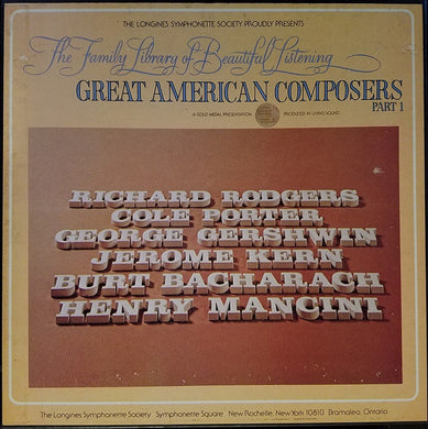 The Longines Symphonette : Great American Composers Part 1 (3xLP + Box)