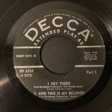 Load image into Gallery viewer, Sammy Davis Jr. : Starring Sammy Davis Jr. Part 1 (7", EP)