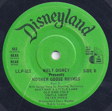 Load image into Gallery viewer, Unknown Artist : Walt Disney Presents Mother Goose Rhymes (7")
