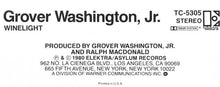 Load image into Gallery viewer, Grover Washington, Jr. : Winelight (Cass, Album)