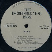 Load image into Gallery viewer, Charles Kuralt : The Incredible Year: 1968 (LP, Album, Comp, Mono)