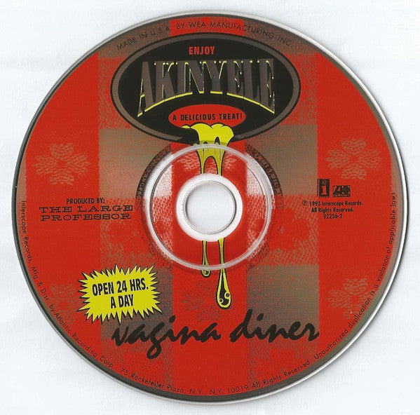 Akinyele - Vagina Diner (CD, Album) (NM or M-)