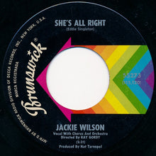 Load image into Gallery viewer, Jackie Wilson : She&#39;s All Right (7&quot;, Single)