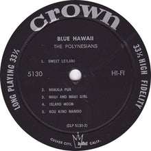 Load image into Gallery viewer, The Polynesians : Blue Hawaii (LP, Album, Mono)