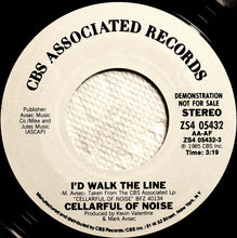 Load image into Gallery viewer, Cellarful Of Noise : I'd Walk The Line (7", Promo)