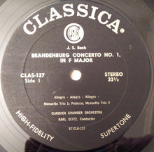 Load image into Gallery viewer, Johann Sebastian Bach, Classica Chamber Orchestra, Karl Seitz : Brandenburg Concertos No. 1 In F Major, No. 2 In F Major (LP)