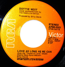 Load image into Gallery viewer, Dottie West : House Of Love (7")